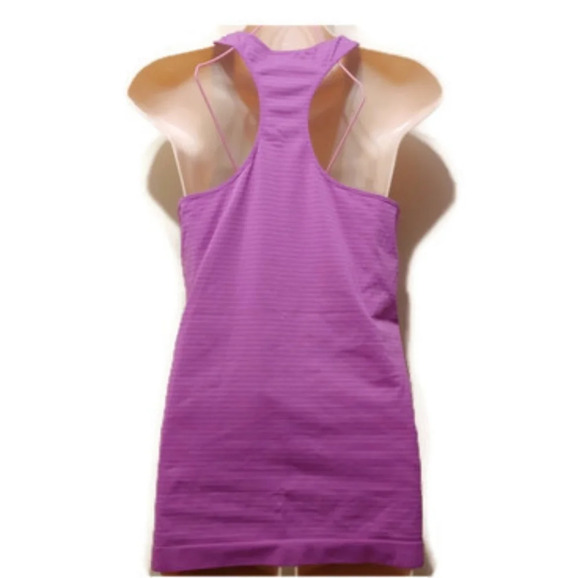 Under Armour Heat Gear Fushia Compression Activewear Tank Top Size Women's Large - Picture 3 of 6